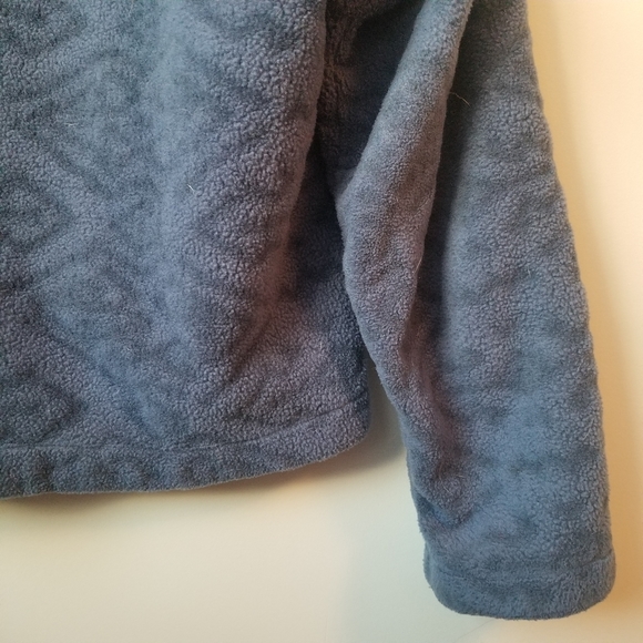 Woolrich women's blue Button front fleece jacket - Picture 8 of 10